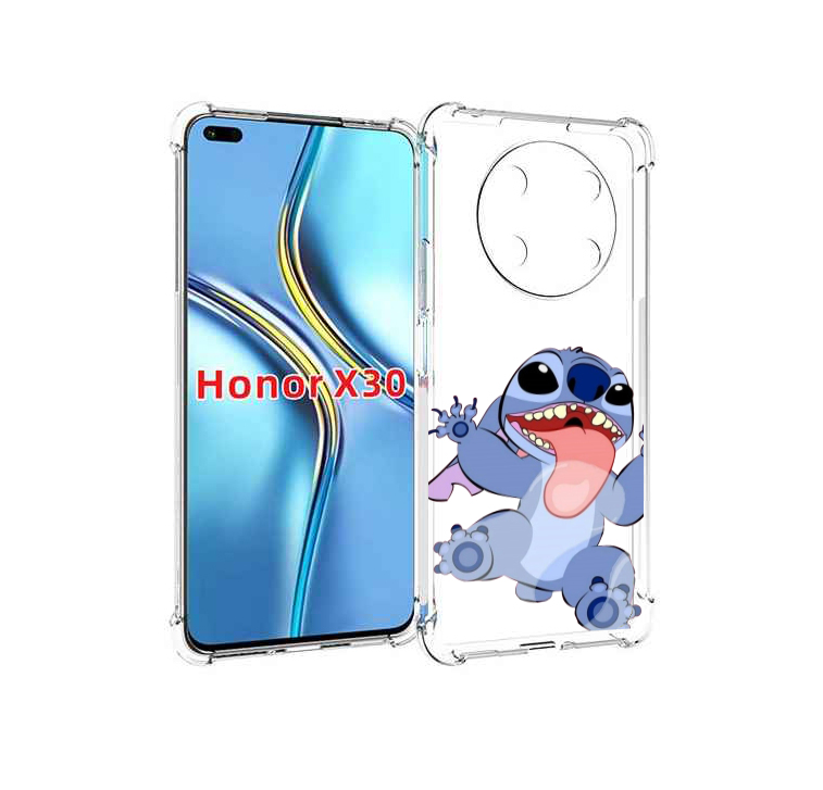 

Чехол MyPads большой-стич для Honor X30 / Magic4 Lite 5G, Прозрачный, Tocco