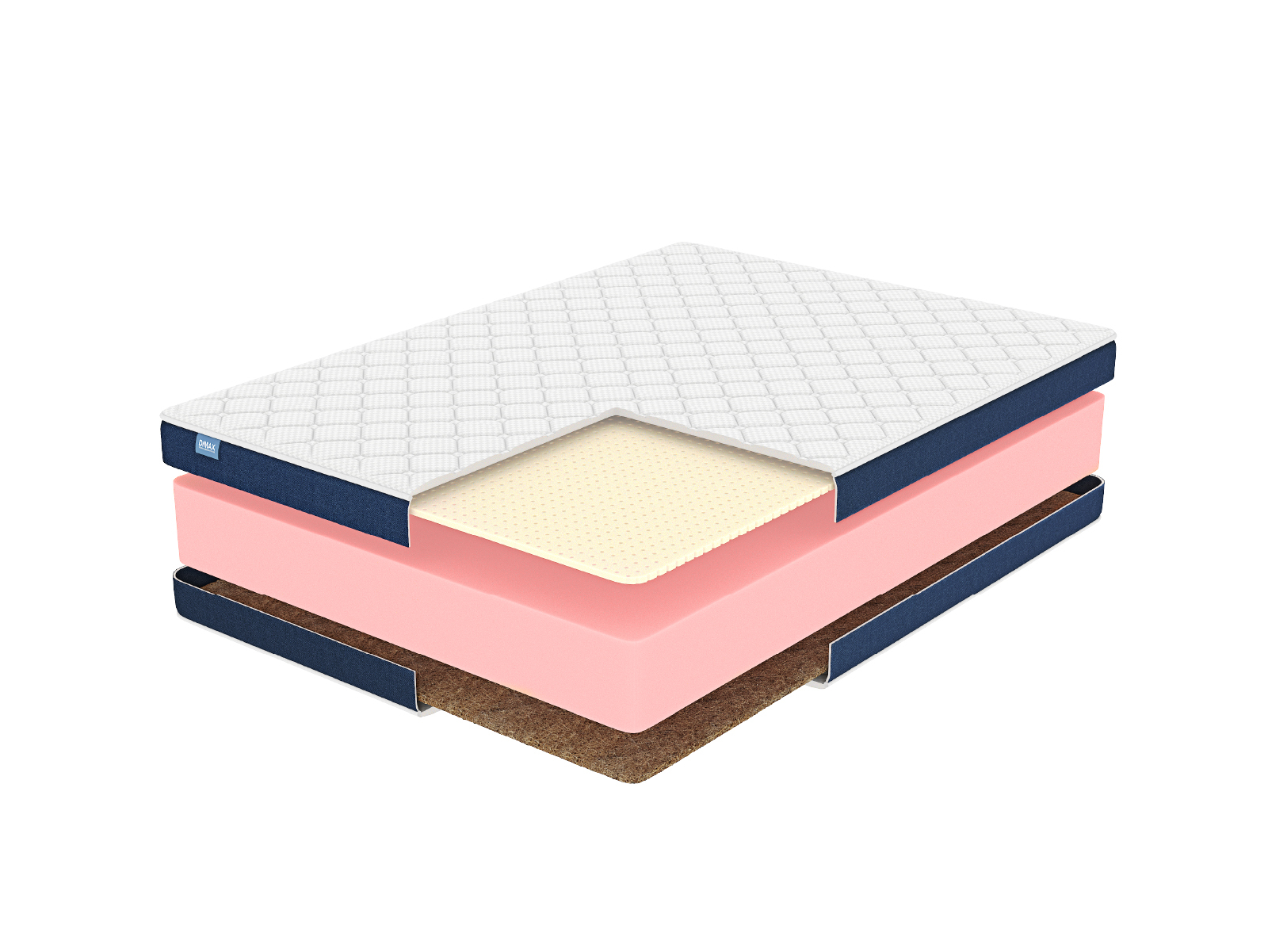 

Матрас Dimax Практик 22 Латекс Кокос 120х200, Бежевый;белый;серый;серебристый, 22 Латекс Кокос