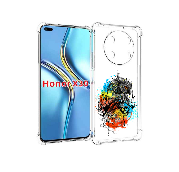 

Чехол MyPads Творческая сова для Honor X30 / Magic4 Lite 5G, Прозрачный, Tocco