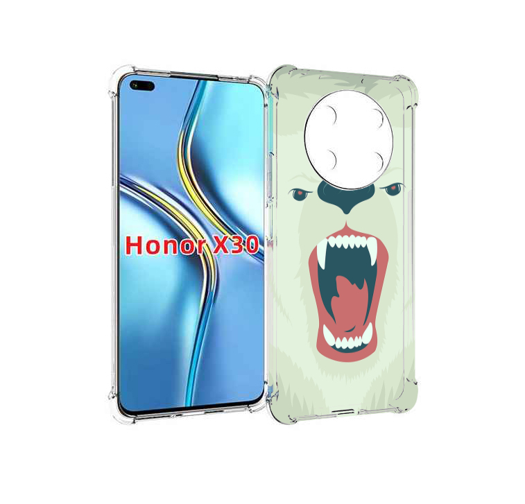 

Чехол MyPads белый-медведь для Honor X30 / Magic4 Lite 5G, Прозрачный, Tocco