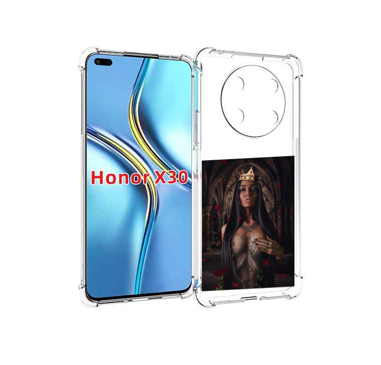 

Чехол MyPads багровый-пик для Honor X30 / Magic4 Lite 5G, Прозрачный, Tocco