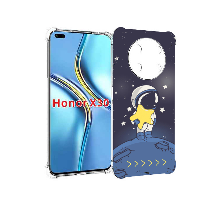 

Чехол MyPads астронавт с звездочкой для Honor X30 / Magic4 Lite 5G, Прозрачный, Tocco