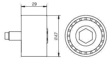 

Ролик Натяжителя Ремня Ford GMB арт. GT90390