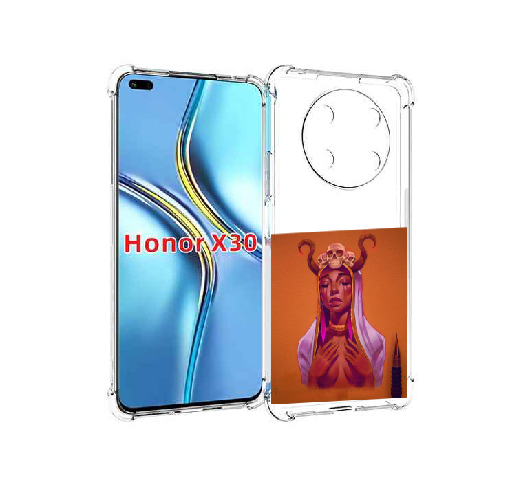 

Чехол MyPads античная-девушка для Honor X30 / Magic4 Lite 5G, Прозрачный, Tocco