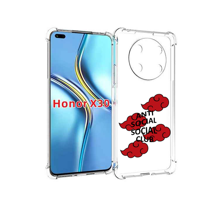 

Чехол MyPads анти-социал-социал-клаб для Honor X30 / Magic4 Lite 5G, Прозрачный, Tocco