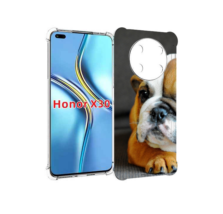 

Чехол MyPads англиискии бульдор для Honor X30 / Magic4 Lite 5G, Прозрачный, Tocco