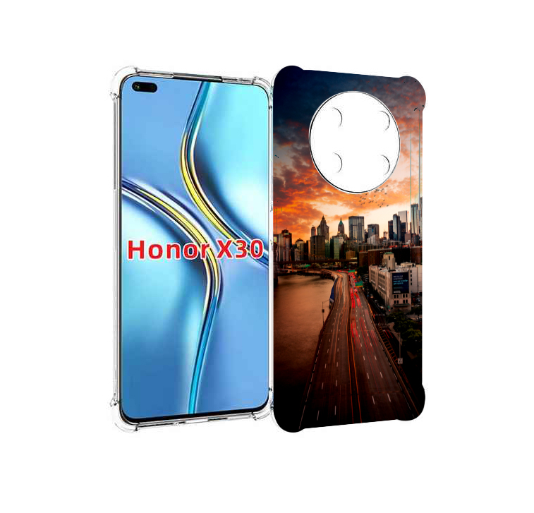

Чехол MyPads американский город фото для Honor X30 / Magic4 Lite 5G, Прозрачный, Tocco