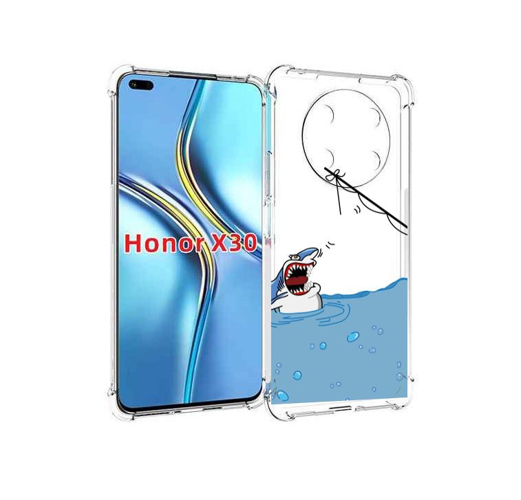 

Чехол MyPads акула-рисунок для Honor X30 / Magic4 Lite 5G, Прозрачный, Tocco