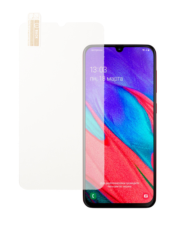 

Защитное стекло (без рамки) для Samsung Galaxy A40, прозрачное, Samsung Galaxy A40