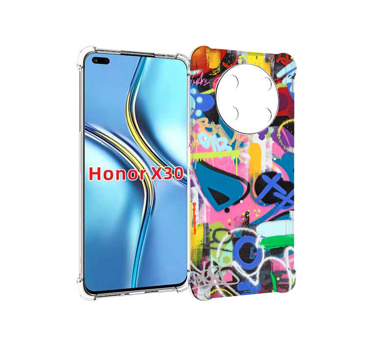 

Чехол MyPads абстракция-графити для Honor X30 / Magic4 Lite 5G, Прозрачный, Tocco
