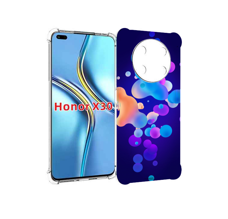 

Чехол MyPads абстрактные-пузырьки для Honor X30 / Magic4 Lite 5G, Прозрачный, Tocco
