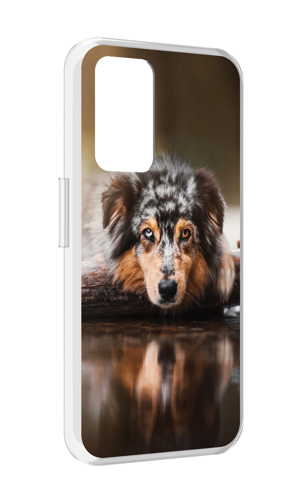 

Чехол MyPads австралииская овчарка для Realme GT Neo3T, Прозрачный, Tocco