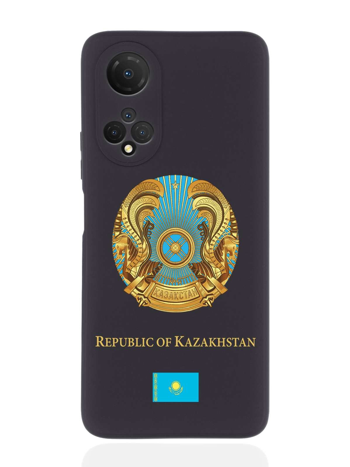 

Чехол SignumCase для Honor X7 Герб Казахстана черный, Разноцветный