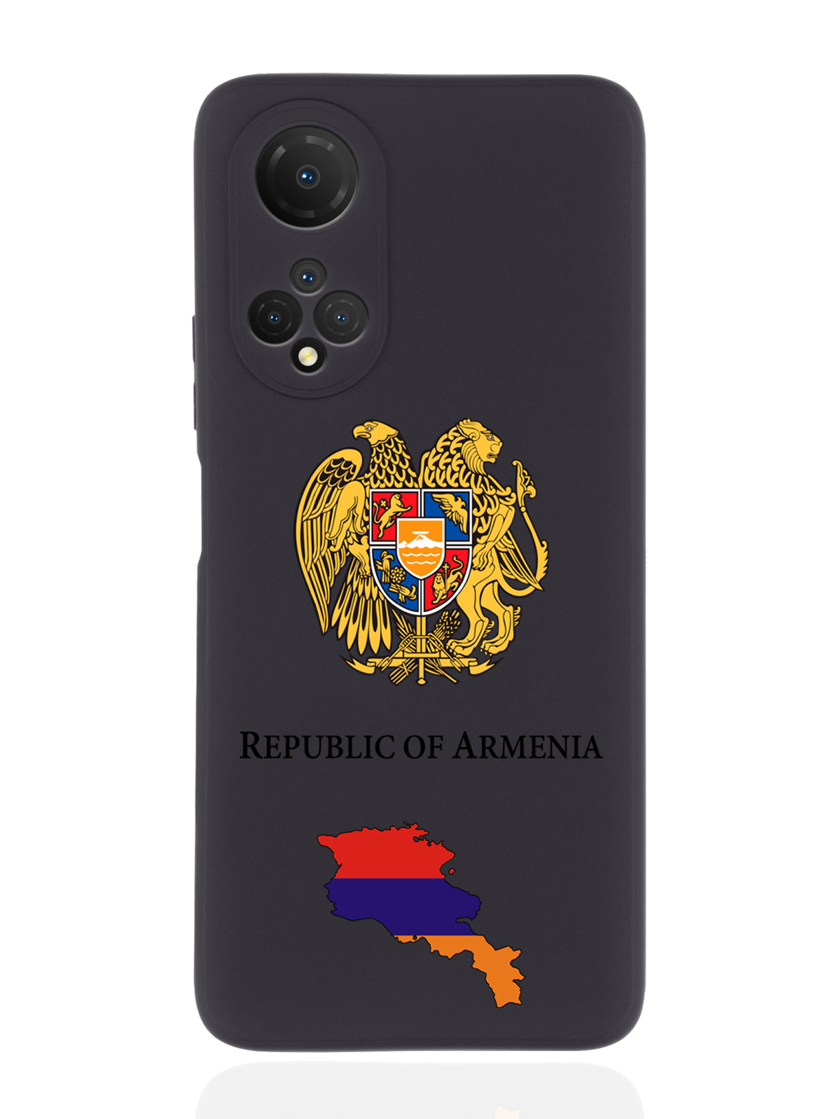 

Чехол SignumCase для Honor X7 Герб Армении черный, Разноцветный