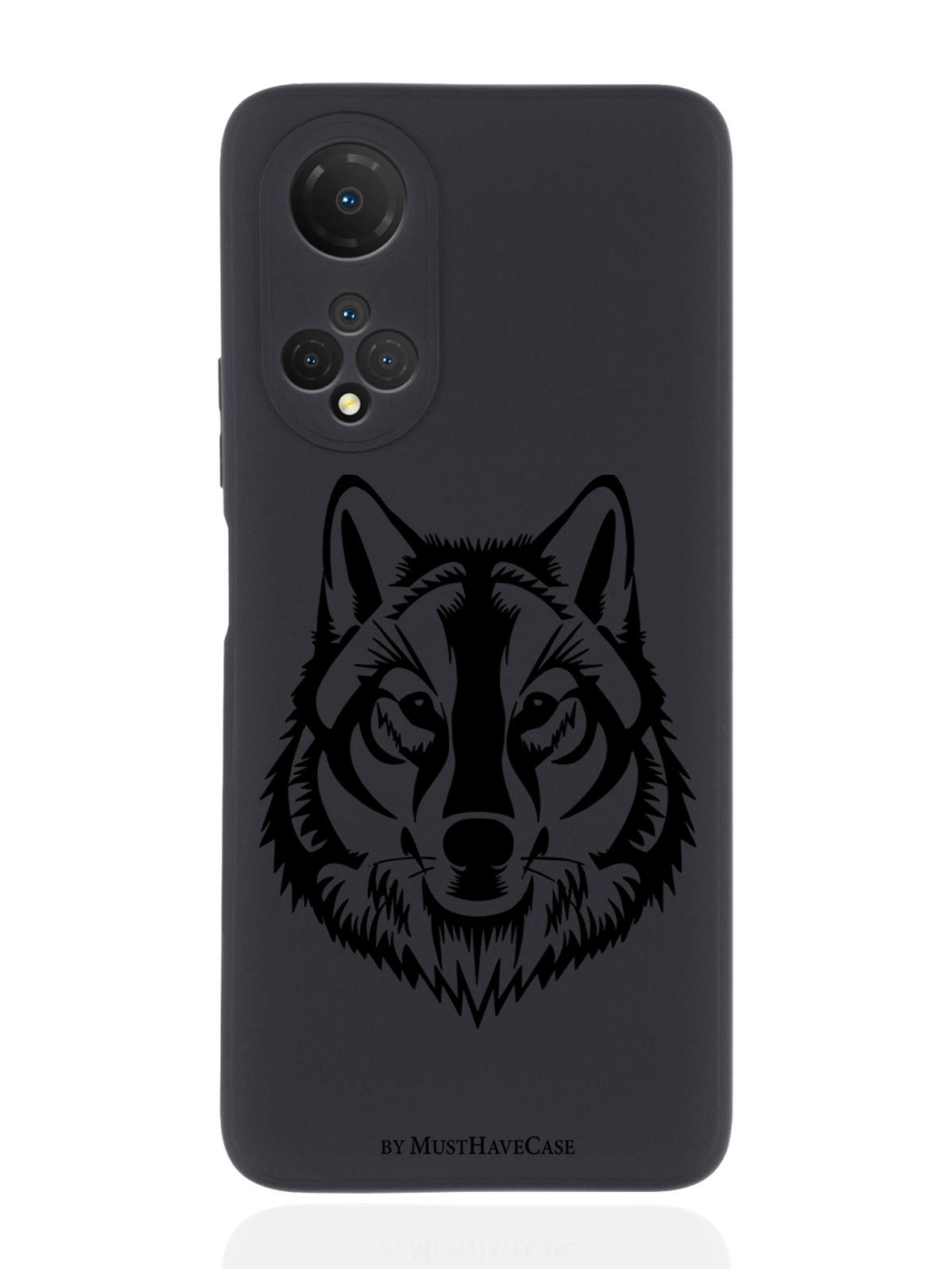 

Чехол MustHaveCase для Honor X7 Волк черный