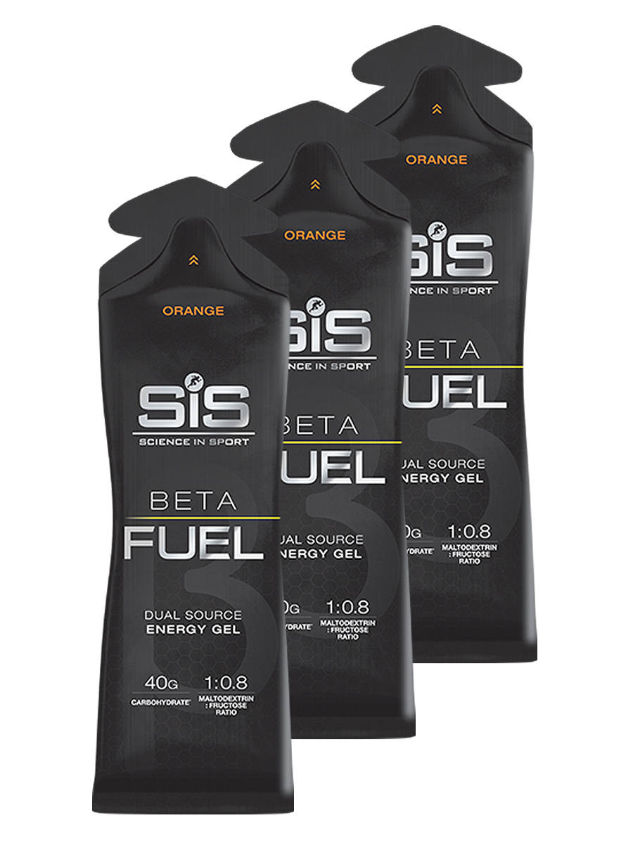 фото Энергетический гель sis, beta fuel energy gel, 3шт по 60мл (апельсин)