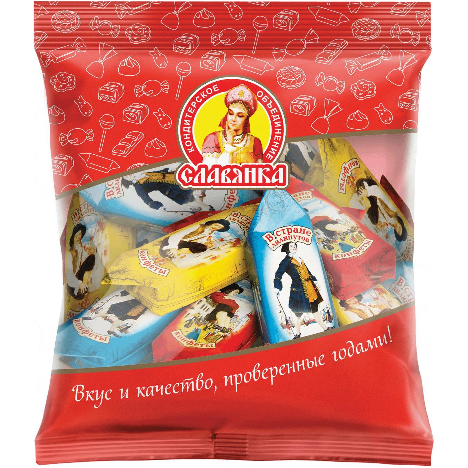 

Конфеты Славянка В стране лилипутов вафельные, глазированные, 12x213 г