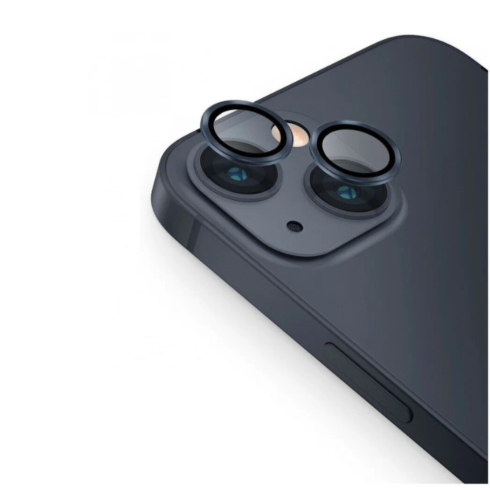 

Защитное стекло камеры iPhone 13/13 Mini металлик (чёрный)