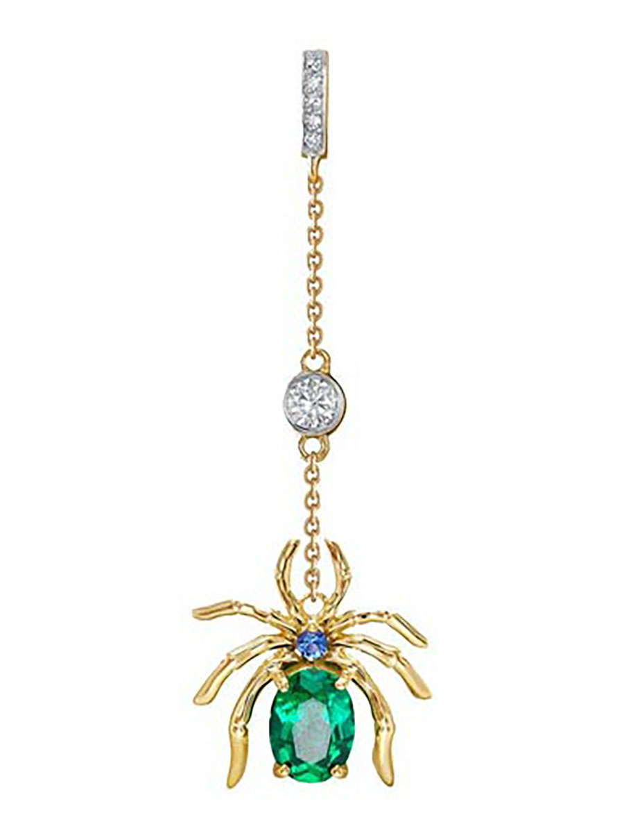 

Кулон из желтого золота с изумрудом, сапфирами, бриллиантом Vesna jewelry 31783-351-343-00, 31783-351-343-00