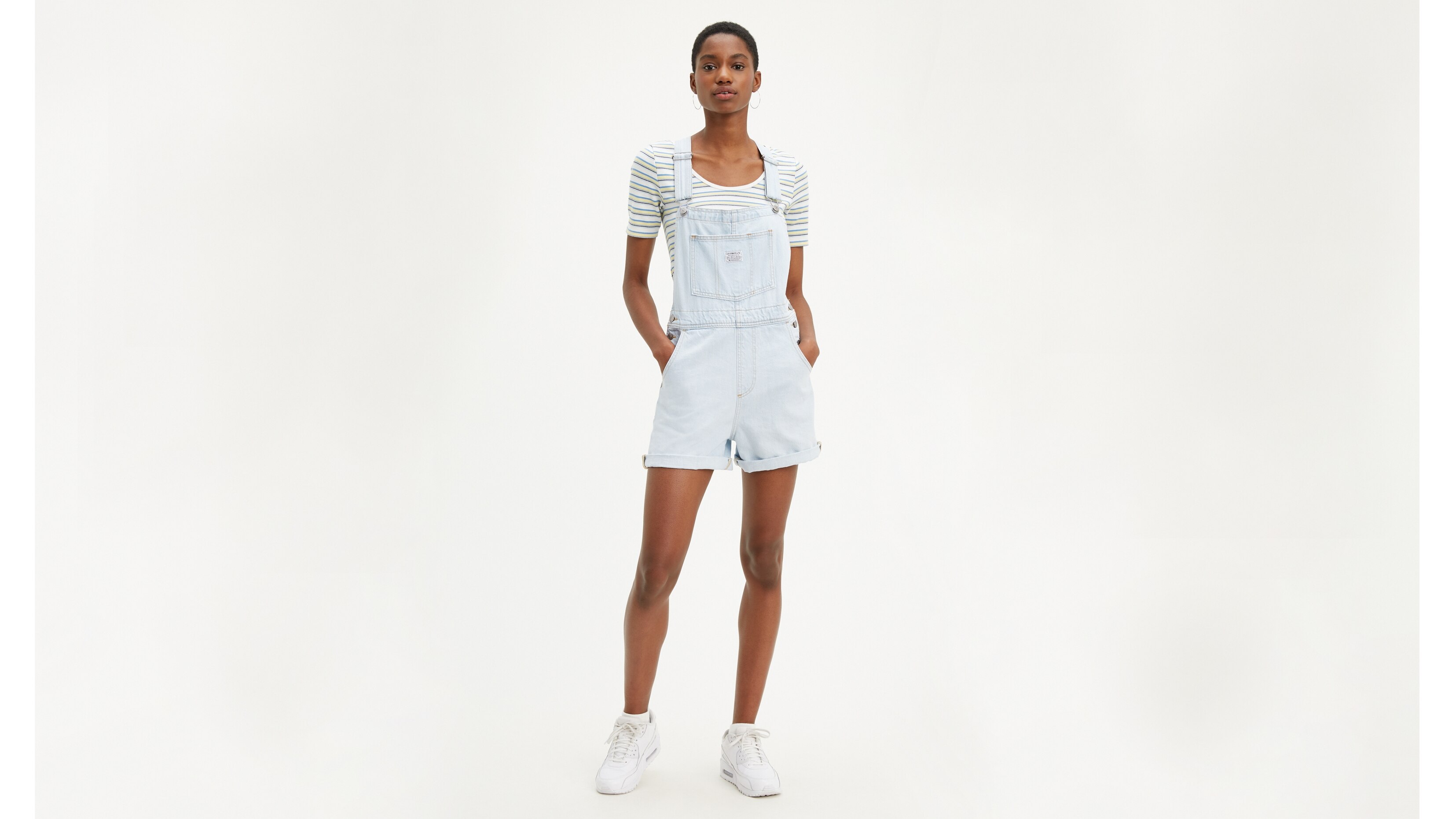 фото Комбинезон женский levis vintage shortall голубой xxs levi's