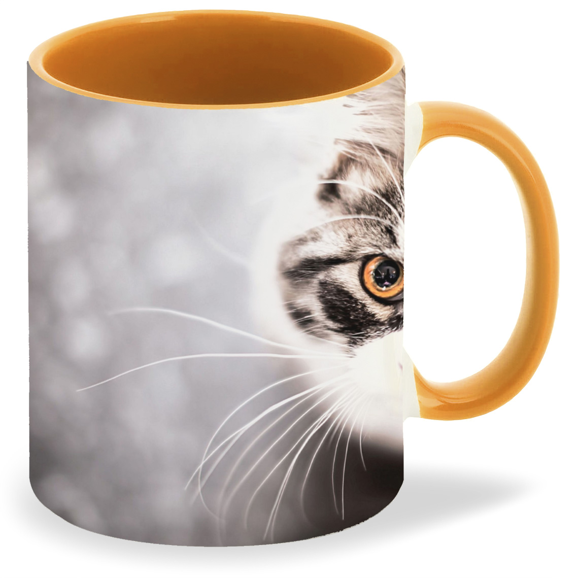 

Кружка CoolPodarok Кошка смотрит на верх, Кошка смотрит на верх