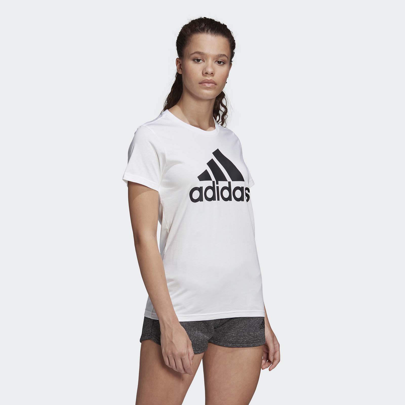 фото Футболка женская adidas w bos co tee белая m