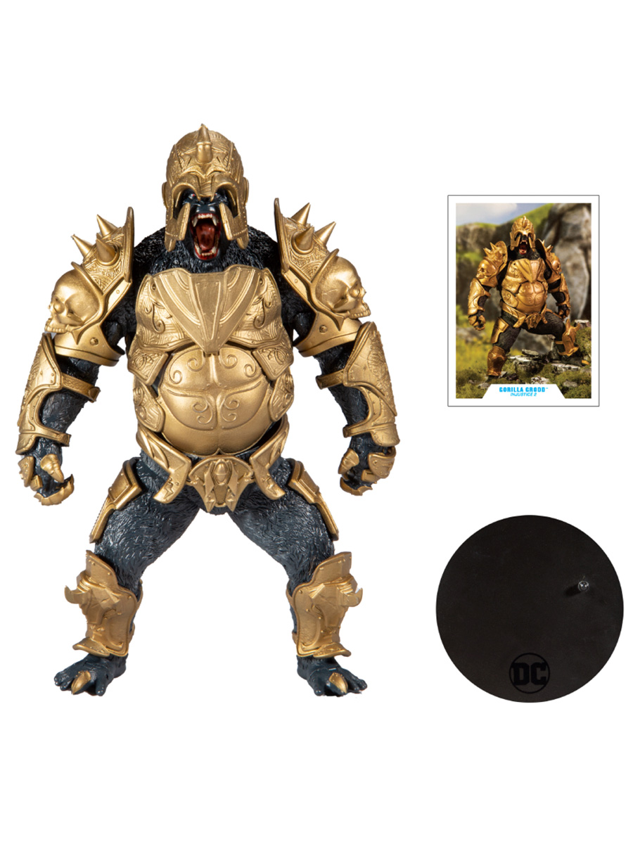 Фигурка Горилла Гродд Gorilla Grodd Injustice 2, подвижная, 18 см McFarlane Toys