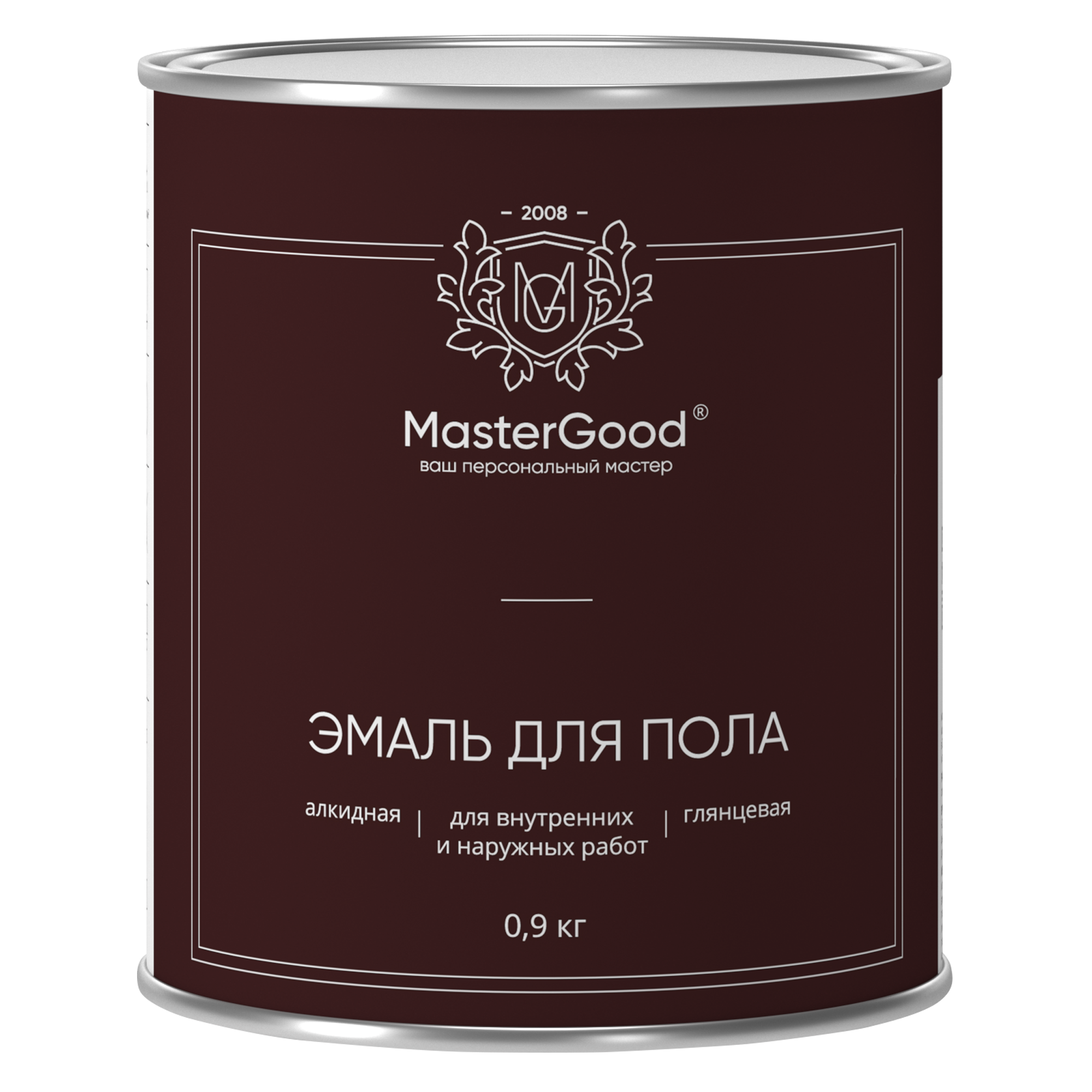 Эмаль Master Good для пола золотисто-коричневая 900 г 415₽