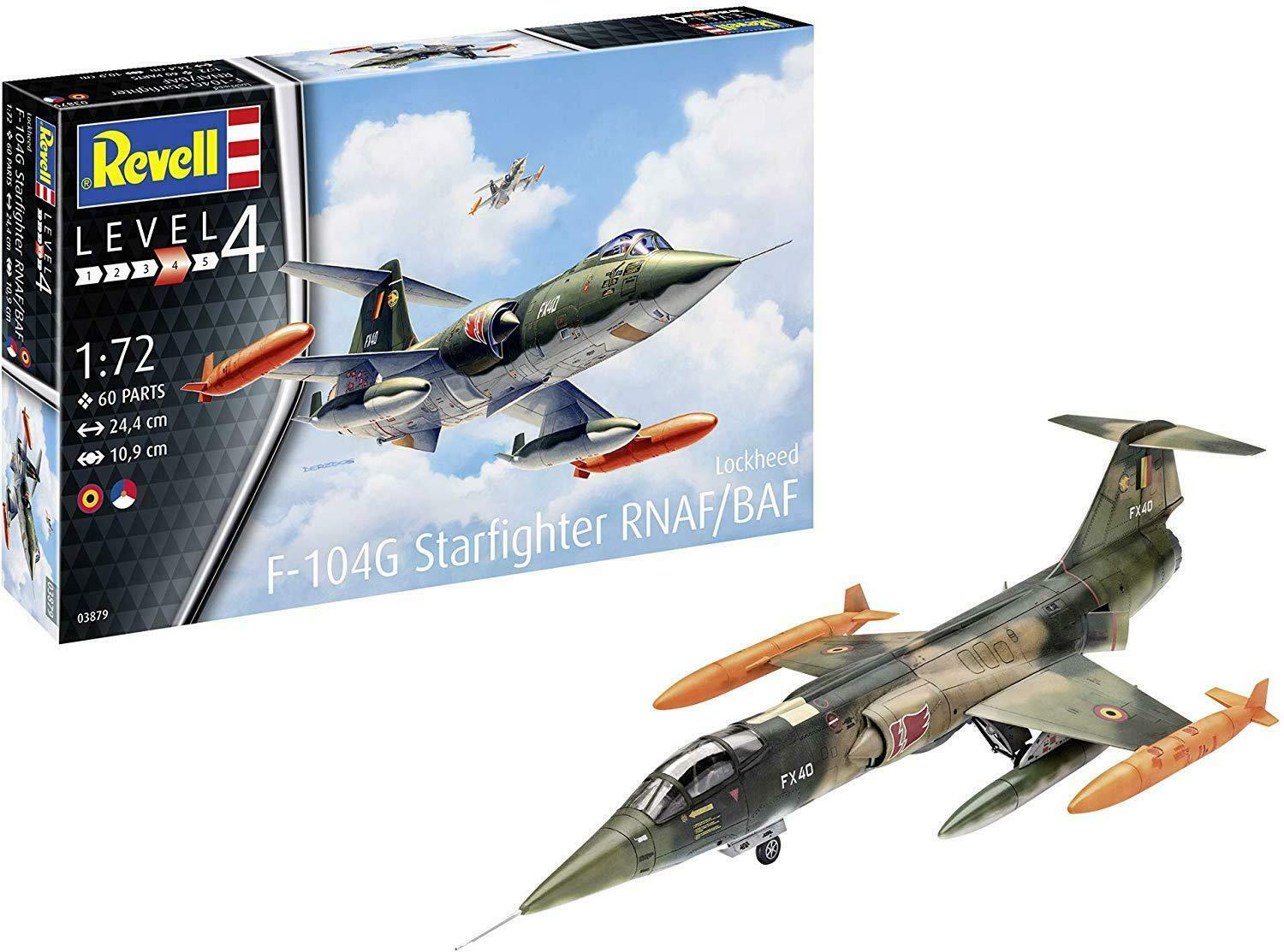 

Сборная модель Revell 1/72 Истребитель F-104 G Starfighter NL/B 03879