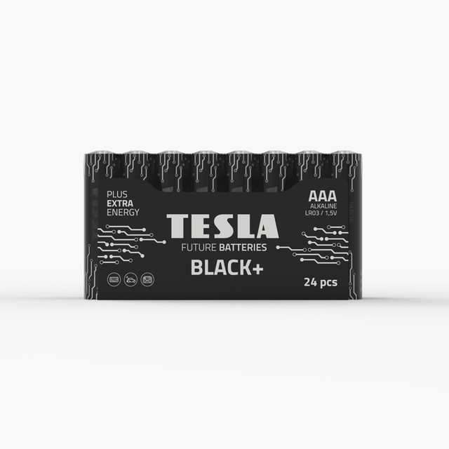 

Батарейки AAA BLACK, алкалиновые, 24шт, 410000007