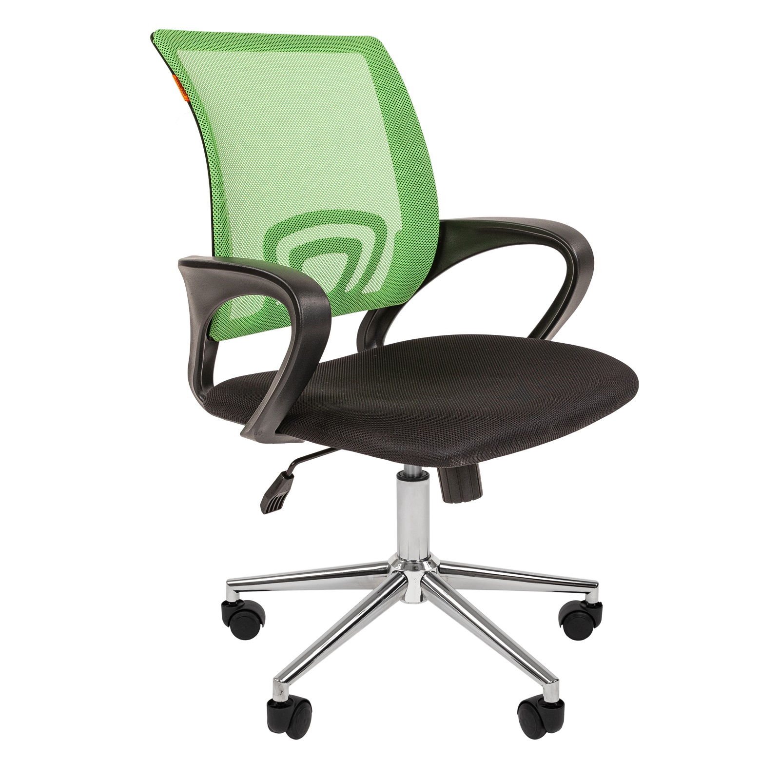 фото Компьютерное кресло chairman 696 хром, черный; зеленый