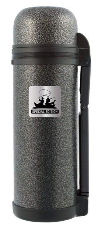 фото Термос hammp-1800-f&h 1.8l серый нерж. сталь thermocafe thermos