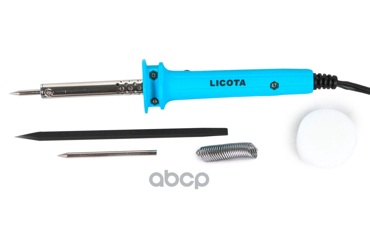 LICOTA AET-6002K1D Licota - Паяльник 30 Вт  в наборе 5 пр. насадки luazon lp 005 для электрической зубной щетки oral b 4 шт в наборе