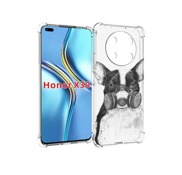 

Чехол MyPads Французский бульдог для Honor X30 / Magic4 Lite 5G, Прозрачный, Tocco