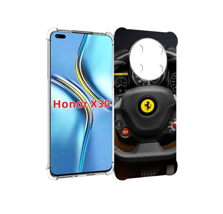 

Чехол MyPads Ферарри для Honor X30 / Magic4 Lite 5G, Прозрачный, Tocco