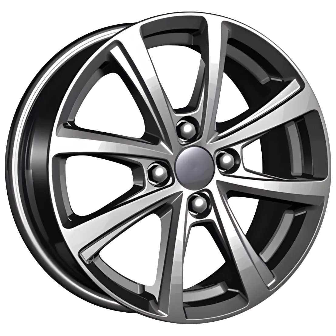 

Колесный диск Carwel Акуш R15x6 4x100 ET39 CB56.6 AB, Черный