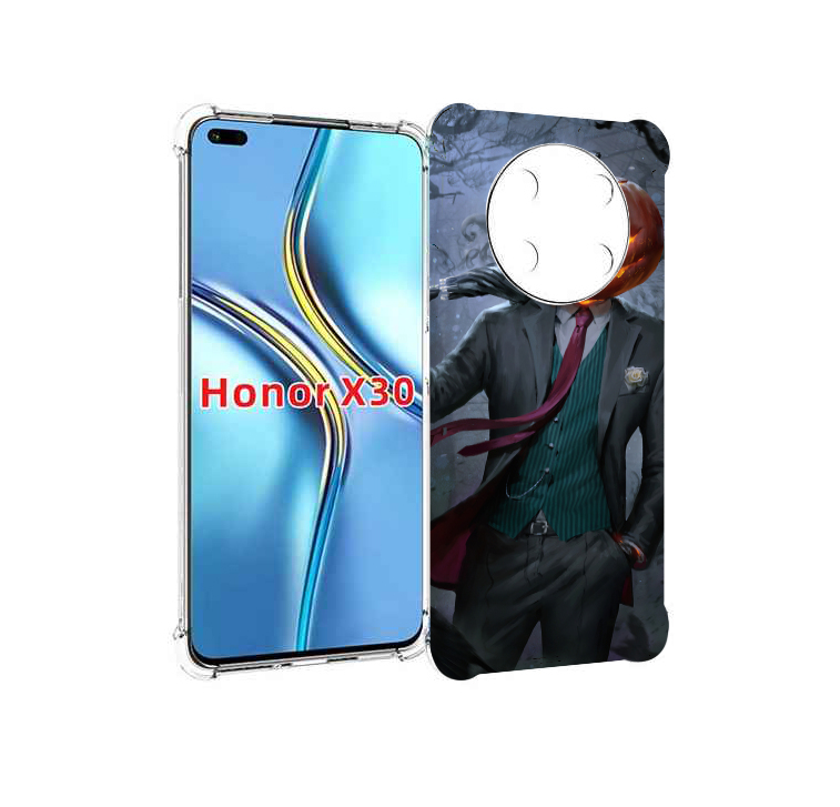

Чехол MyPads Тыква-убийца для Honor X30 / Magic4 Lite 5G, Прозрачный, Tocco
