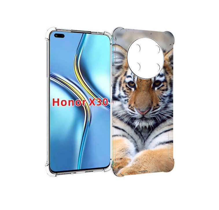 

Чехол MyPads Тигренок для Honor X30 / Magic4 Lite 5G, Прозрачный, Tocco