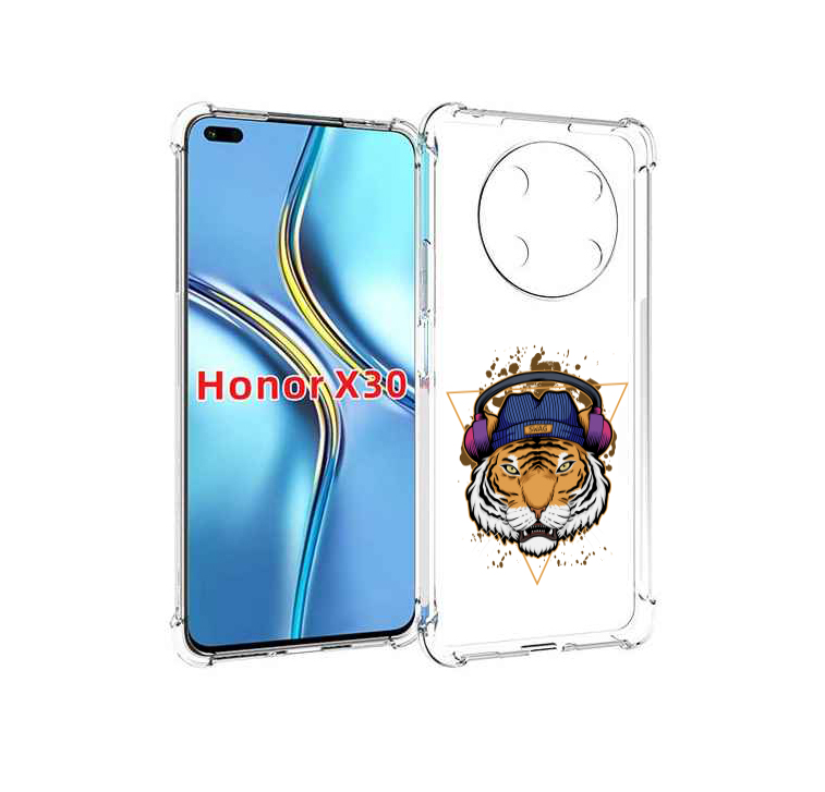 

Чехол MyPads Тигр-Свэг для Honor X30 / Magic4 Lite 5G, Прозрачный, Tocco