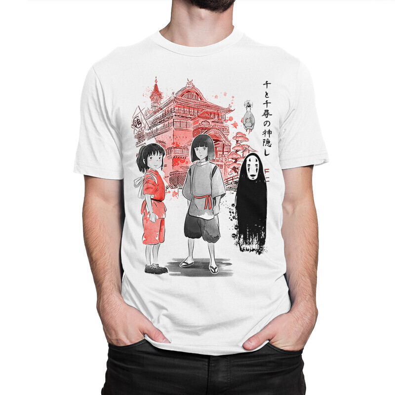 

Футболка мужская Dream Shirts Унесенные призраками 10006852 белая 3XL, Унесенные призраками 10006852