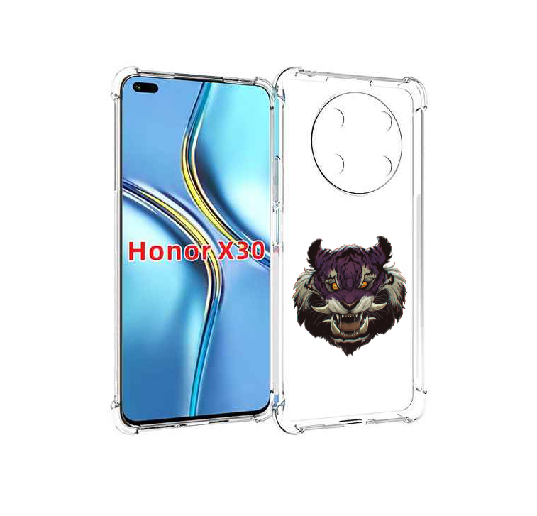 

Чехол MyPads Страшный-тигр для Honor X30 / Magic4 Lite 5G, Прозрачный, Tocco