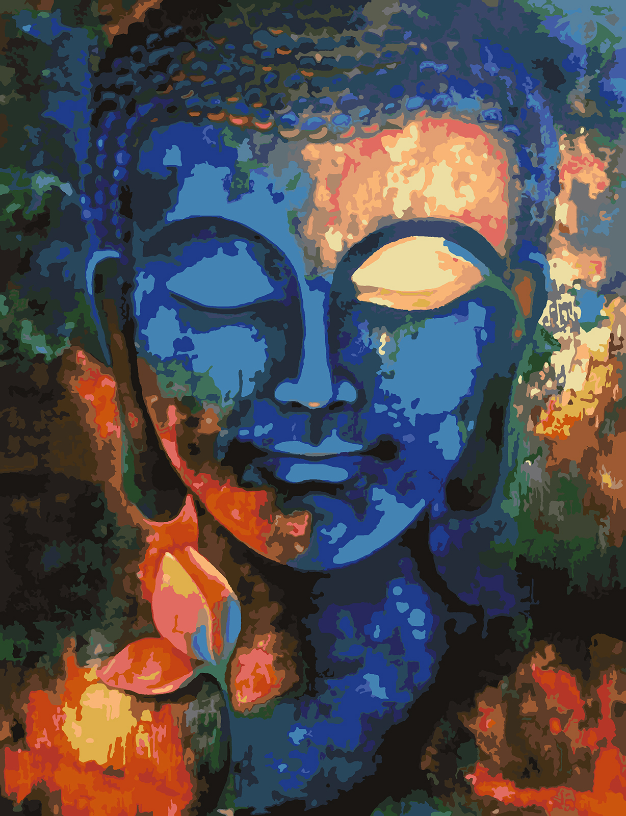 

Картина по номерам Красиво Красим Будда арт, 80 х 90 см, Будда арт