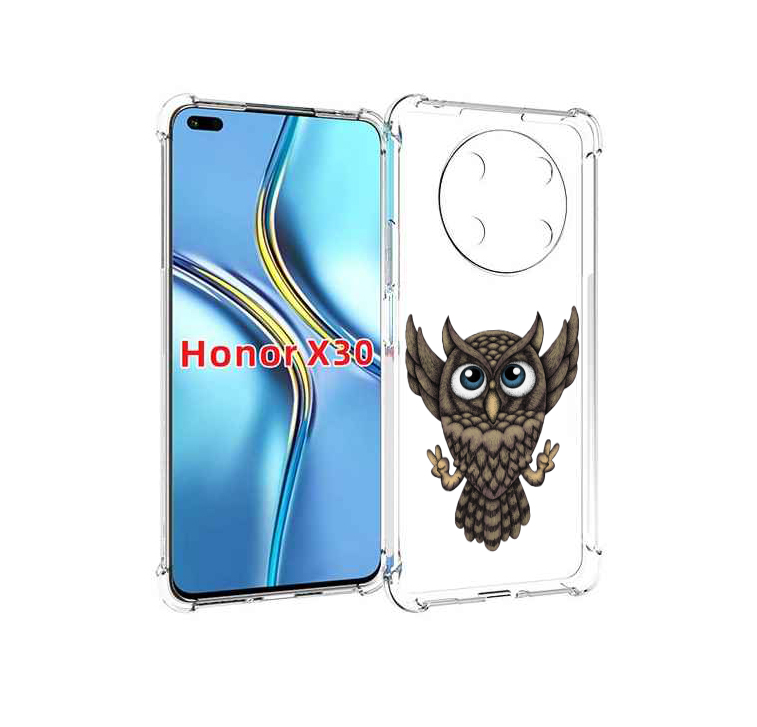 

Чехол MyPads Сова для Honor X30 / Magic4 Lite 5G, Прозрачный, Tocco