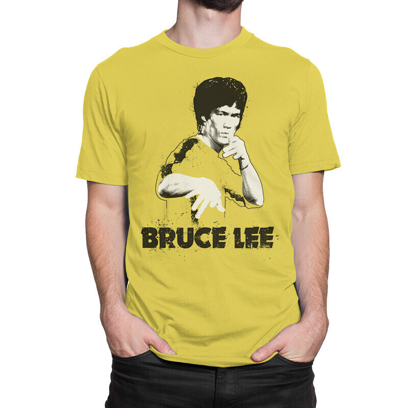 

Футболка мужская Dream Shirts Брюс Ли 10006782 желтая M, Брюс Ли 10006782