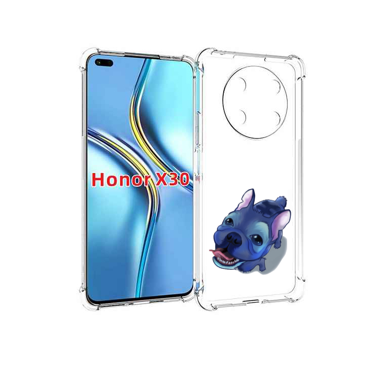 

Чехол MyPads Синий Пес для Honor X30 / Magic4 Lite 5G, Прозрачный, Tocco