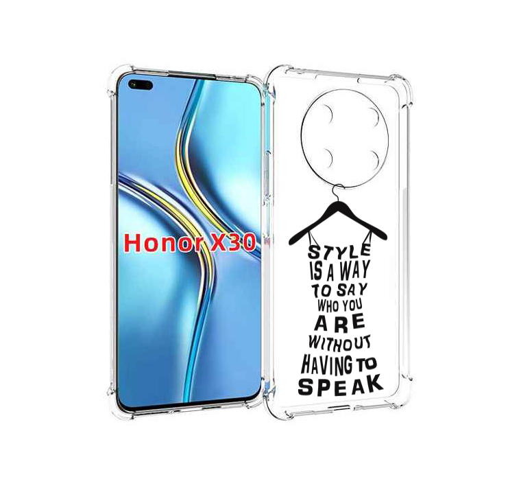 

Чехол MyPads Сарафан-из-слов для Honor X30 / Magic4 Lite 5G, Прозрачный, Tocco