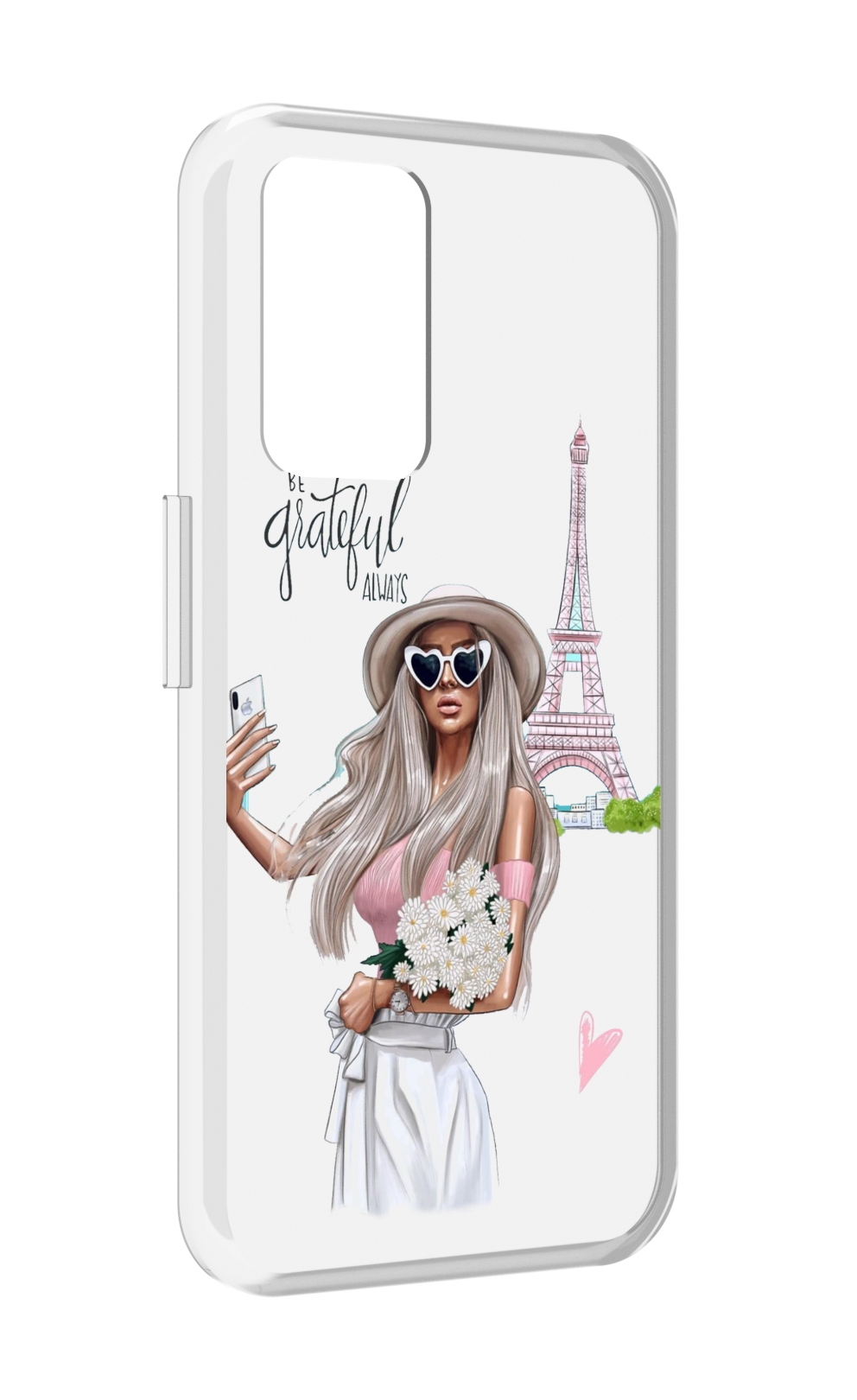 

Чехол MyPads Селфи-в-Париже женский для Realme GT Neo3T, Прозрачный, Tocco