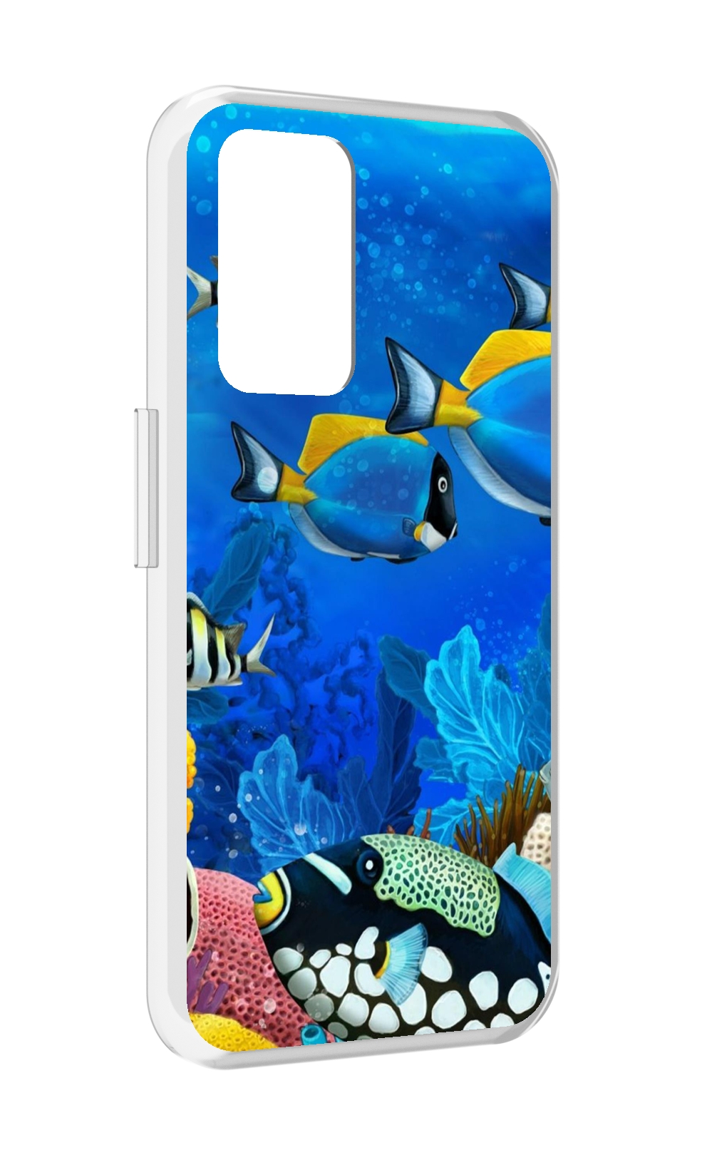 

Чехол MyPads Рыбки для Realme GT Neo3T, Прозрачный, Tocco