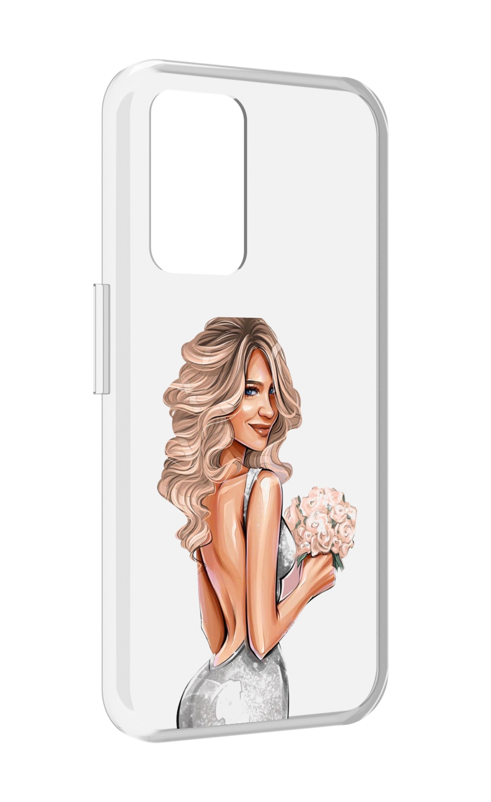 

Чехол MyPads Роскошное-платье женский для Realme GT Neo3T, Прозрачный, Tocco