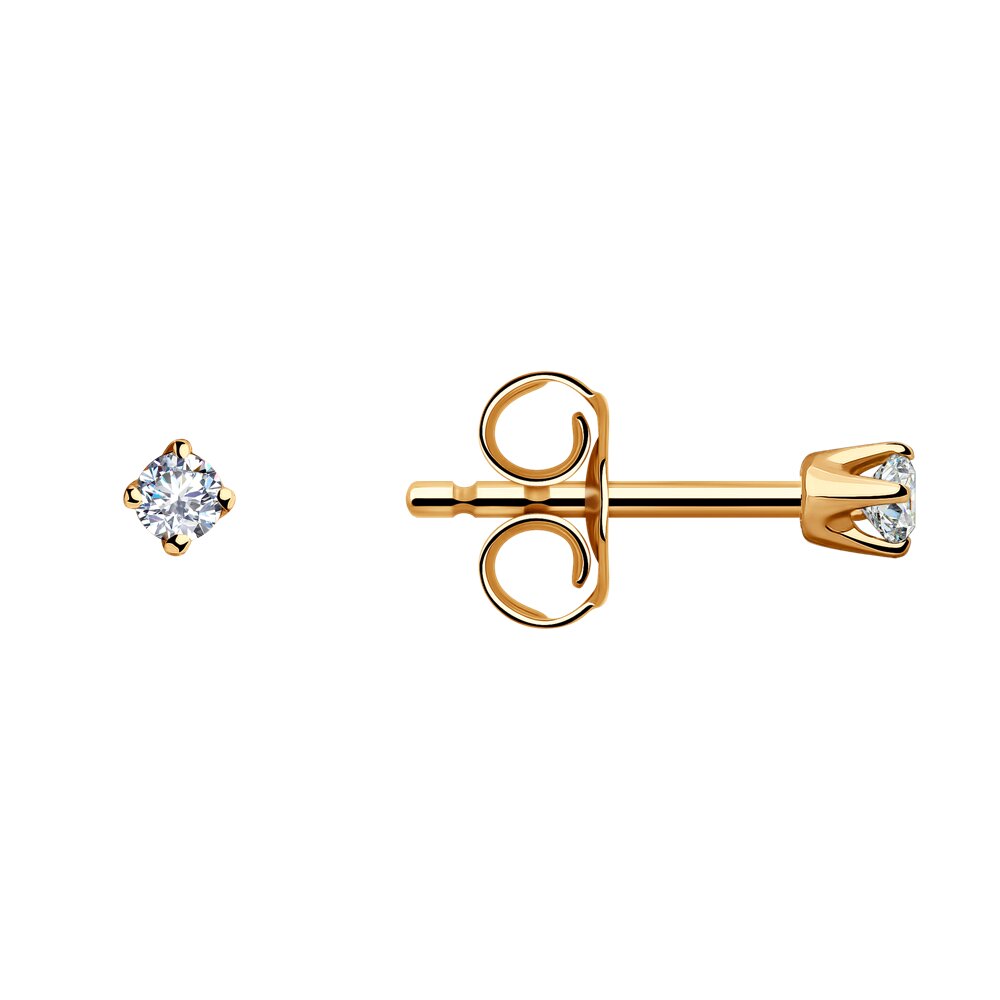

Серьги из золото SOKOLOV 021054-1, фианит, 021054-1